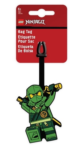 Bag / Luggage Tag, Silicone, NINJAGO Dragons Rising Lloyd