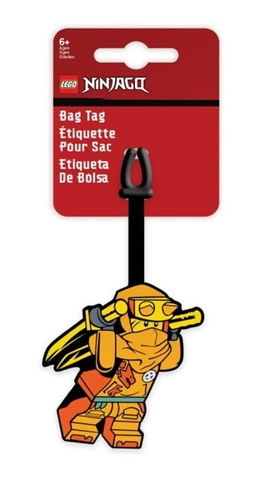 Bag / Luggage Tag, Silicone, NINJAGO Dragons Rising Arin