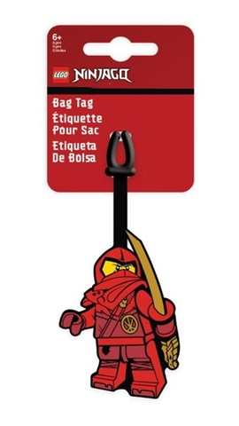 Bag / Luggage Tag, Silicone, NINJAGO Dragons Rising Kai
