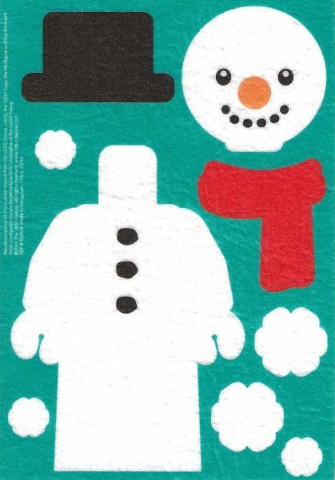 Sticker Sheet for Gear 5009114 - Sheet 4 (Minifigure Felt Stickers)