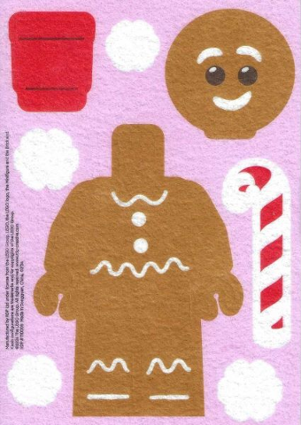 Sticker Sheet for Gear 5009114 - Sheet 5 (Minifigure Felt Stickers)