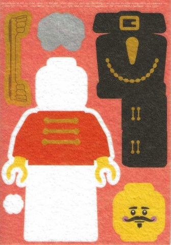 Sticker Sheet for Gear 5009114 - Sheet 7 (Minifigure Felt Stickers)