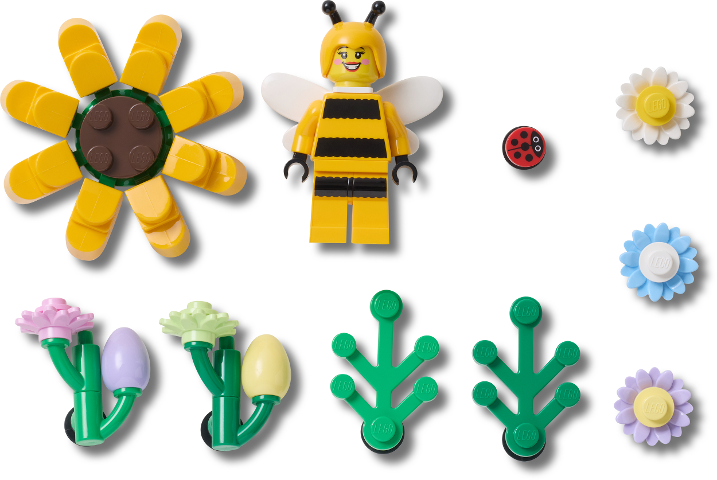 Zdjecie zestawu LEGO 5010347 Crocs Ogród pełen słońca - 10 przypinek 1