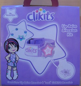 Lip Balm & Bracelet Set (12 ml/70g), Clikits - Star
