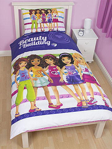 Bedding, Duvet Cover and Pillowcase (135 x 200 cm) - Friends