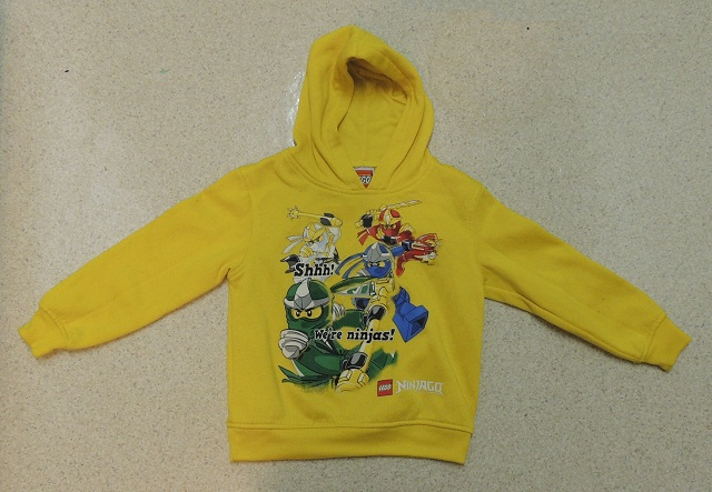 Sweatshirt, Hoodie Kids with 'Shhh! We're ninjas!' Pattern