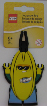 Bag / Luggage Tag, Silicone, Banana Guy