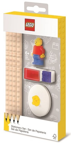 Stationery Set, 7 Piece with Minifigure