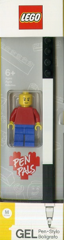 Pen, Gel Pen - Black with Minifigure