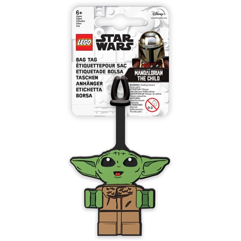 Bag / Luggage Tag, Silicone, Star Wars Din Grogu / The Child / 'Baby Yoda' - Open Mouth