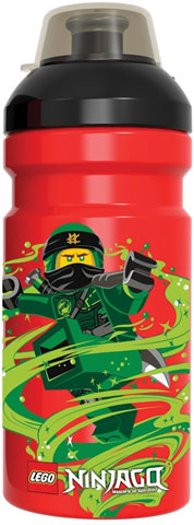 Drink Bottle NINJAGO Iconic, Classic Lloyd, Black Top