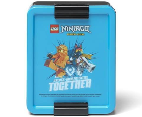 Lunch Box, NINJAGO Dragons Rising, 'Unlock Your Potential Together' Pattern