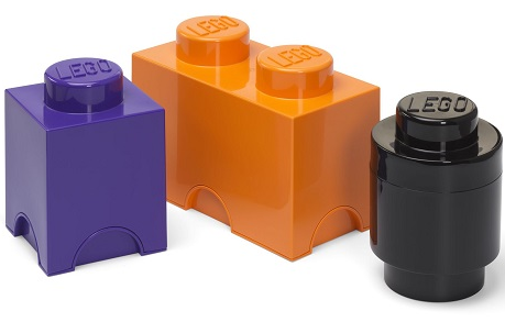 Storage Brick Multi-Pack - Dark Purple / Orange / Black (3 Pieces - 4014)