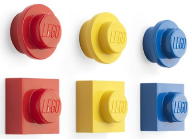 Magnet Set, Iconic Plate - Set of 6 (Red, Yellow, Blue)