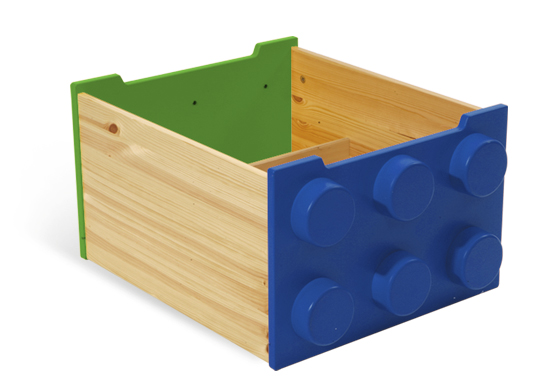 Rolling Storage Box (Green / Blue)