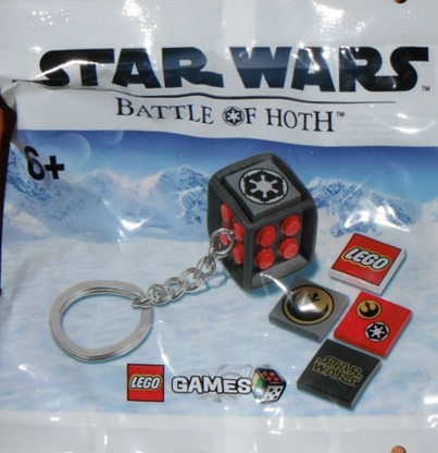 Battle of Hoth Die Key Chain