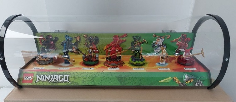 Display Assembled Set, NINJAGO Sets 9554, 9555, 9569, 9571, 9572 and in Plastic Case