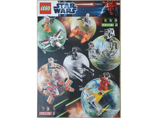 Star Wars 2012 Planets Poster Series 1 + Series 2 (Non-Folded)