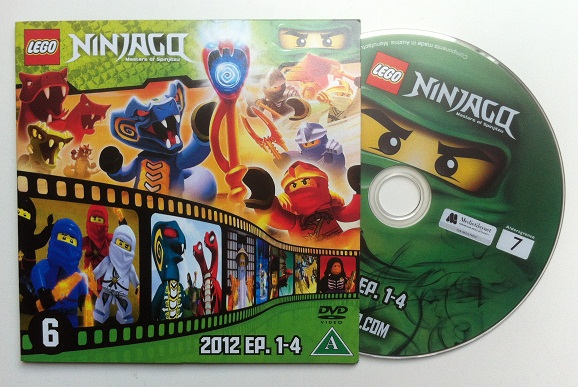 Video DVD - NINJAGO Masters of Spinjitzu 2012 Ep. 1-4