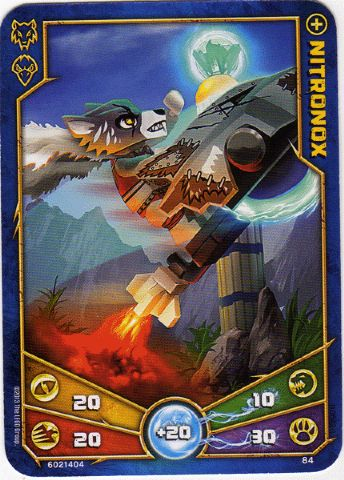 LEGENDS OF CHIMA Deck #1 Game Card 84 - Nitronox