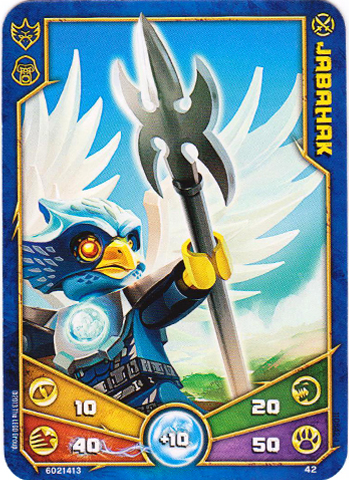 LEGENDS OF CHIMA Deck #1 Game Card 42 - Jabahak