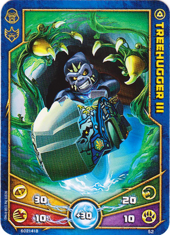 LEGENDS OF CHIMA Deck #1 Game Card 52 - Treehugger III