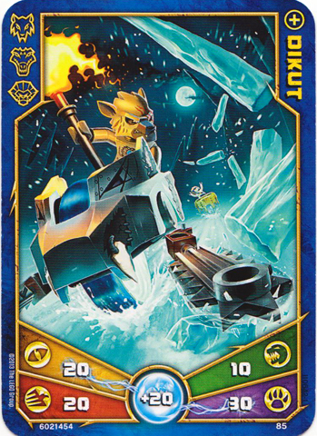 LEGENDS OF CHIMA Deck #1 Game Card 85 - Dikut