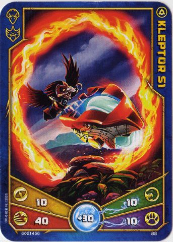 LEGENDS OF CHIMA Deck #1 Game Card 88 - Kleptor S1