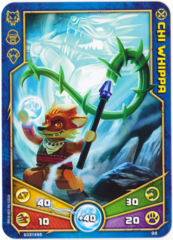 LEGENDS OF CHIMA Deck #1 Game Card 98 - Chi Whippa