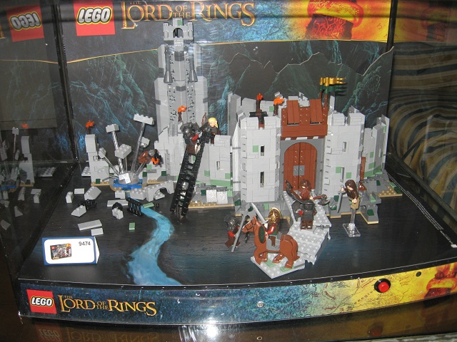 Display Assembled Set, The Lord of Rings Set 9474 in Plastic Case with Light and Sound