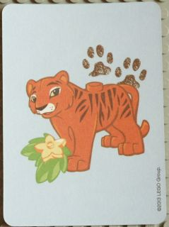DUPLO Animal Memory Card #6 - Tiger