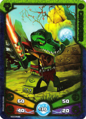 LEGENDS OF CHIMA Deck #1 Promotional Foil Game Card - Cragger