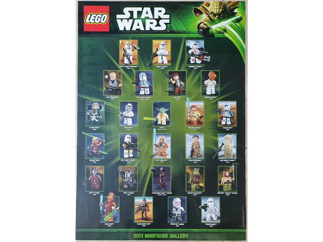 Star Wars 2013 Minifigure Gallery Poster (Non-Folded)