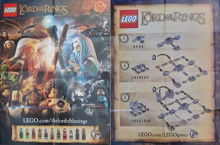 Lord of the Rings Dual-Sided Game Poster
