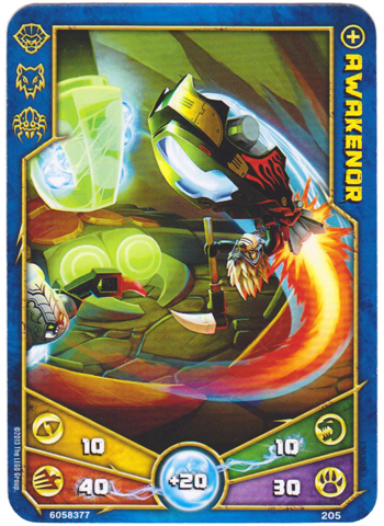 LEGENDS OF CHIMA Deck #2 Game Card 205 - Awakenor