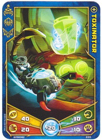 LEGENDS OF CHIMA Deck #2 Game Card 220 - Toxinator