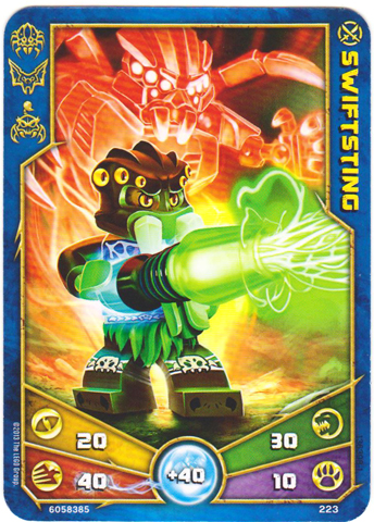 LEGENDS OF CHIMA Deck #2 Game Card 223 - Swiftsting