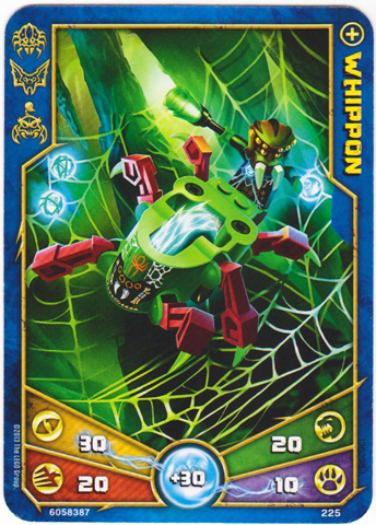 LEGENDS OF CHIMA Deck #2 Game Card 225 - Whippon