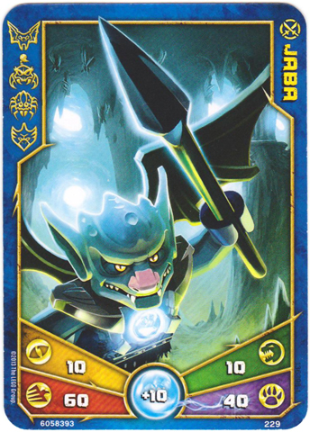 LEGENDS OF CHIMA Deck #2 Game Card 229 - Jaba