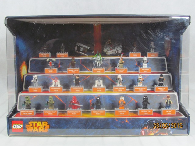 Display Assembled Minifigures, Star Wars in Plastic Case with Light and Sound