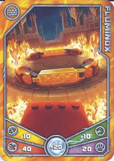LEGENDS OF CHIMA Deck #3 Game Card 312 - Fluminox