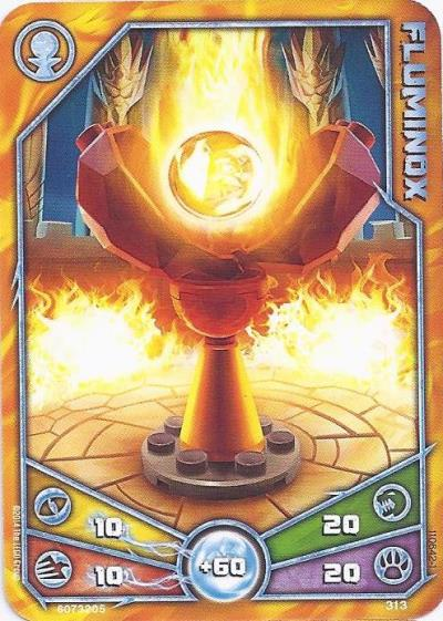 LEGENDS OF CHIMA Deck #3 Game Card 313 - Fluminox