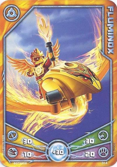 LEGENDS OF CHIMA Deck #3 Game Card 314 - Fluminox