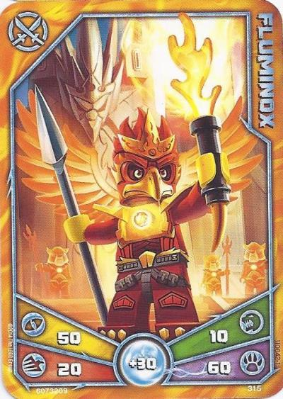 LEGENDS OF CHIMA Deck #3 Game Card 315 - Fluminox