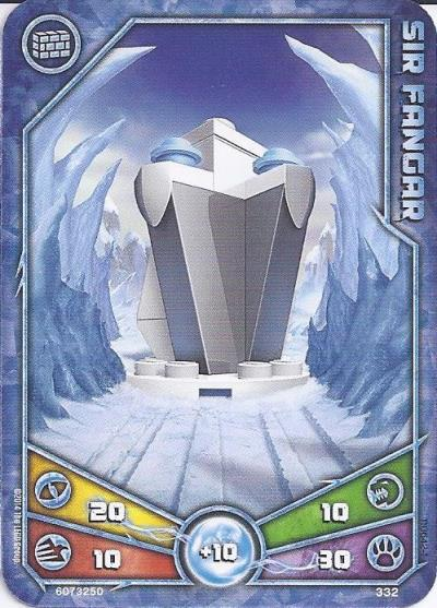 LEGENDS OF CHIMA Deck #3 Game Card 332 - Sir Fangar