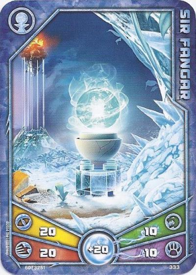 LEGENDS OF CHIMA Deck #3 Game Card 333 - Sir Fangar