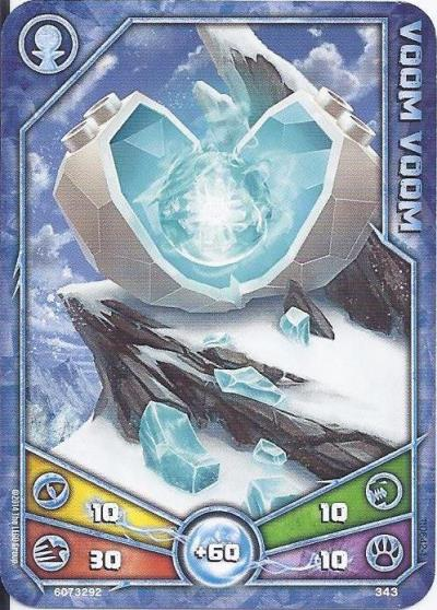 LEGENDS OF CHIMA Deck #3 Game Card 343 - Voom Voom