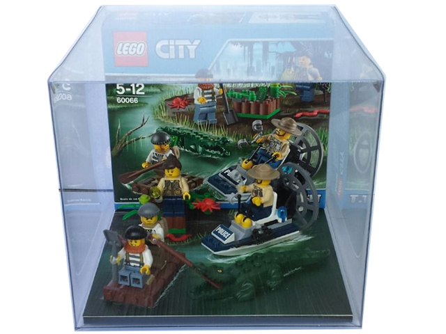 Display Assembled Set, City Set 60066 in Plastic Case