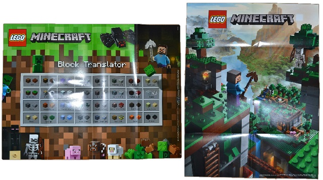 Minecraft Poster, Block Translator, Double-Sided