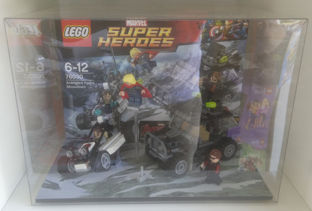Display Assembled Set, Super Heroes 76030 in Plastic Case